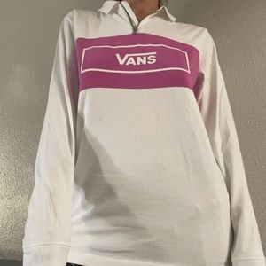 “Vans” Long Sleeve Collared Shirt